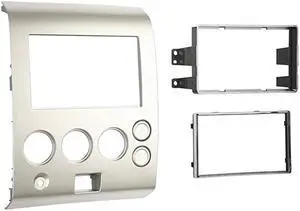 957406 Double DIN Installation Dash Kit for 20042007 Nissan Titan and 20042005 Nissan Armada Silver
