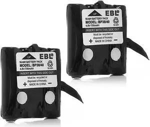 BP38 TwoWay Radio Batteries 48V 700mAh Replacement Battery for BP38 BP39 BT1013 BT537 BP40 FRS008 2 Pack