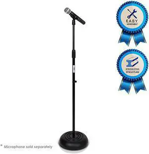Stand Universal Mic Mount with Heavy Compact Base Height Adjustable 28 5 ft PMKS5