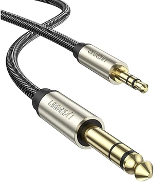 635mm 14 Male to 35mm 18 Male TRS Stereo Audio Cable with Zinc Alloy Housing and Nylon Braid Compatible for iPod LaptopHome Theater Devices Amplifiers 6FT 635mm 14 Male to 35mm 18 Male TRS Stereo Audio Cable with Zinc Alloy Housing and Nylon Braid Compatible for iPod LaptopHome Theater Devices Amplifiers 6FT