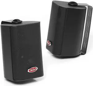 MR43B 200 Watt Per Pair 4 Inch Full Range 3 Way Weatherproof Marine Speakers Sold in Pairs