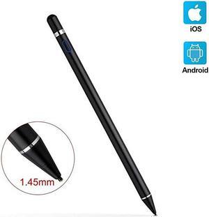 Pencil Compatible for AppleActive Pen for Touch Screens 15mm Metal Fine Point High Sensitivity Digital Pen Compatible with iPadAndroid Tablet and Other Touch Screen Black