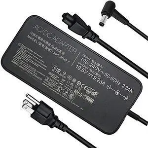 Slim 195V 923A 180W Laptop Charger Fit for Asus ROG G750JM G751JM G750JS G75 G75VW G75VX GL502VT G750JW G750JM G750JX G751JL G751JM G752VL ADP180MB F FA180PM111 GSeries Gaming Laptop