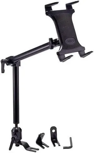 Heavy Duty Car or Truck Seat Rail Tablet Mount with 22 inch Arm for iPad Pro iPad Air 2 Retail Black