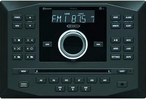 JWM62A AM|FM|DVD|CD|USB|AUX|App Ready Bluetooth Wallmount Stereo wApp Control 3Speaker Zones 8 Speaker Output 8X 6 Watt Receives Bluetooth Audio A2DP Controls AVRCP from Devices
