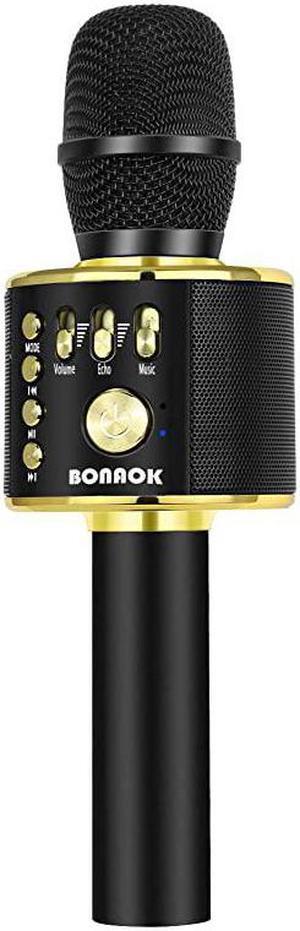 Karaoke Bluetooth Wireless Microphone3in1 Portable Handheld Mic Speaker Machine Birthday Home Party for AndroidiPhonePC or All Smartphone