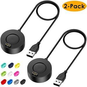 Charger Compatible with Garmin Vivoactive 3 4 4S Fenix 5 Fenix 6 6S 6X Venu Sq Music 2 Pack 33 Ft USB Charging Cable Stand Station Date Syn for Fenix 5 5S 5X Forerunner 935 Smart Watch