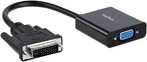 com DVID to VGA Active Adapter Converter Cable 1080p DVI to VGA Converter Box DVI2VGAE