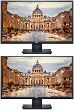 E2420H 24 Inch FHD 1920 x 1080 LED Backlit LCD IPS Monitor with DisplayPort VGA Ports 2Pack 25WFD