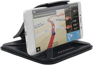 Cell Phone Holder for Car, Dashboard Anti-Slip Vehicle GPS Car Mount Universal for All Smartphones, Compatible iPhone XR XS Max X 8 7 6S Plus, Galaxy S10/S9 Plus S8 Note 9/8, LG V30, Pixel 3 XL