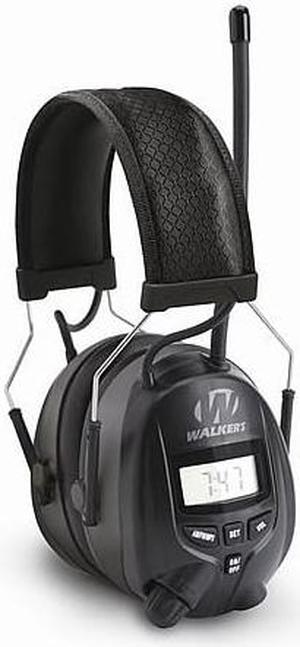 GWPRDOM Walkers Game Ear AmFM Radio Muff with Digital Display