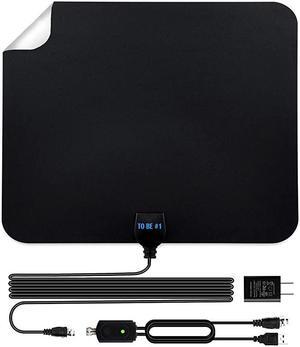 2020 Amplified HD Digital TV Antenna Long 200 Miles Range Powerful HDTV Amplifier Signal Booster165ft Coax Cable AC Adapter