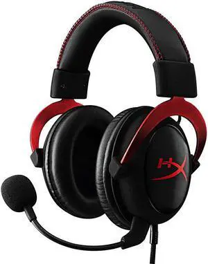 Cloud II Gaming Headset 71 Surround Sound Memory Foam Ear Pads Durable Aluminum Frame Detachable Microphone Works with PC PS4 Xbox One Red