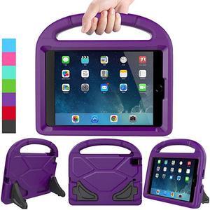 Kids Case for iPad Mini 1 2 3 4 5 Light Weight Shock Proof Handle Friendly Convertible Stand Kids Case for iPad Mini Mini 5 2019 Mini 4 iPad Mini 3rd Gen Mini 2 Purple
