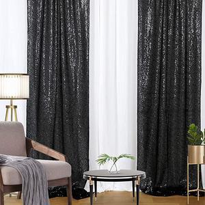Pieces Glitter Sequin Backdrop Curtains for Wedding Party Decor 2FTx8FT Sequence Halloween Wedding Party Backdrop Curtain
