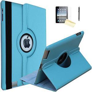 Case for iPad Air 2013 Released Rotating Stand Smart Case Cover Magnetic Auto Wake UpSleep for iPad Air Air 1 A1474 A1475 A1476 Premium Blue