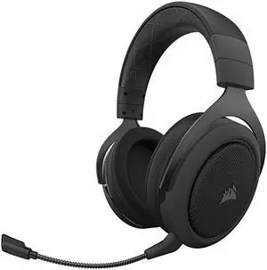 HS70 Pro Wireless Gaming Headset - 7.1 Surround Sound Headphones for PC, PS5, and PS4 - Discord Certified - 50mm Drivers – Carbon (CA-9011211-NA)