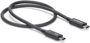 com 40Gbps Thunderbolt 3 Cable 16ft05m Black 5k 60Hz4k 60Hz Certified TB3 USBC Charger Cord w 100W Power Delivery TBLT34MM50CM