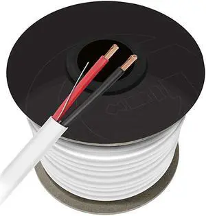 12 AWG CL2 OFC in Wall Speaker Wire  Pro Series 12 AWG Gauge 100 Feet 3048 MetersWhite OFC Oxygen Free Copper UL CL2 Rated inWall Speaker Wire Cable for Home Theater and Car Audio