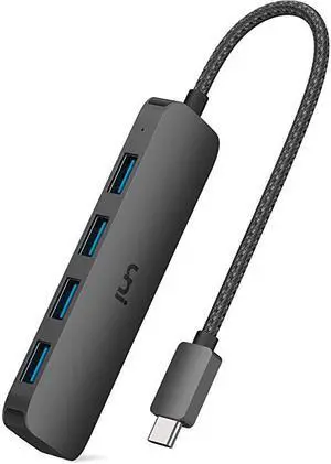 USB C to USB Hub 4 Ports Aluminum USB Type C to USB Adapter with 4 USB 30 Ports Thunderbolt 3 to Multiport USB 30 Hub Adapter for MacBook ProAir 20202019 iPad Pro Dell Chromebook and more