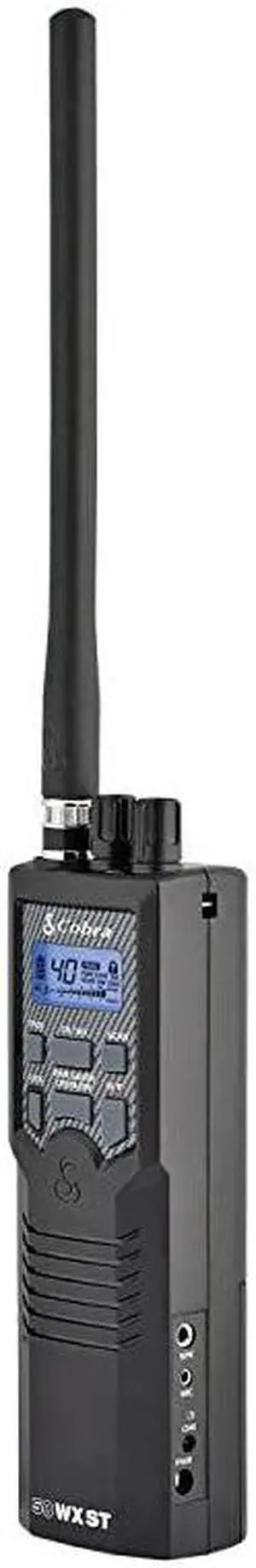 HH50WXST Hand Held CB Radio Emergency Radio Travel Essentials Earphone Jack 4 Watt Noise Reduction NOAA Alerts