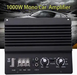 1000W Car Audio High Power Amplifier Amp Board Powerful Bass Sub woofer Board 12V