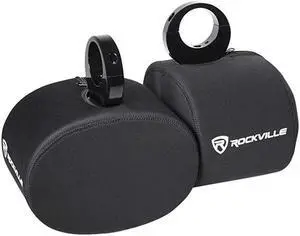 Pair  RWBC Neoprene Covers for 65 Marine Wakeboard Tower Speakers Black