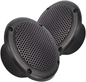3 INCH Dual Cone SpeakerGrill Polypropylene Woofer Cone 28 oz Magnet Sold AS A Pair Black