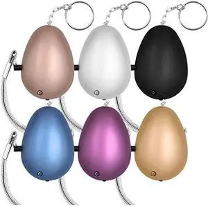 Safe Sound Personal Alarm 6 Pack 140DB Personal Security Alarm Keychain with LED Lights Emergency Safety Alarm for Women Men Children Elderly