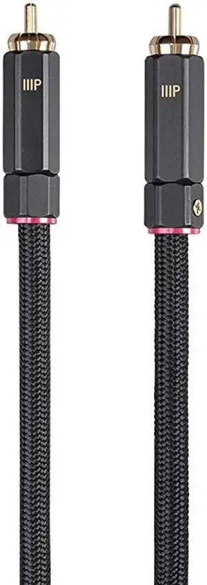 Onix Series Digital Coaxial AudioVideo RCA Subwoofer CL2 Rated Cable RG6U 75ohm 3ft Black
