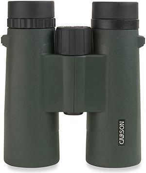 JR Series 10x42mm Full Sized Waterproof Binoculars for Bird Watching Hunting SightSeeing Surveillance Concerts Sporting Events Safaris Camping Travel and Outdoor Adventures Green