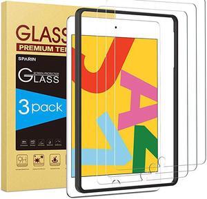 3 Pack) Screen Protector compatible with iPad 8th 7th Generation, Tempered Glass compatible with iPad 10.2 2020 2019 Released (iPad 8 7)