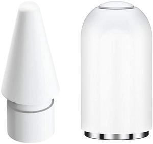 Compatible with Apple Pencil Tip and Cap Replacement for Apple Pencil 1st Generation iPencil Cap Magnetic + Pencil Nib iPencil Tip for iPad Pro 129 105 97 inch Pencil High Sensitivity