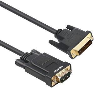 Active DVI-D to VGA,  DVI-D 24+1 to VGA 6 Feet Cable Male to Male Gold-Plated Cord