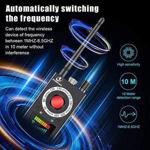 Spy Detector RF Detector Camera Finder Bug Detector Upgraded RF Signal Detector LNYOSN GSM Tracking Device for Wireless Audio Bug Hidden Camera Detector