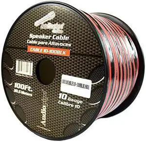 ft 10 Gauge awg Red Black Stranded 2 Conductor Speaker Wire Car Home Audio