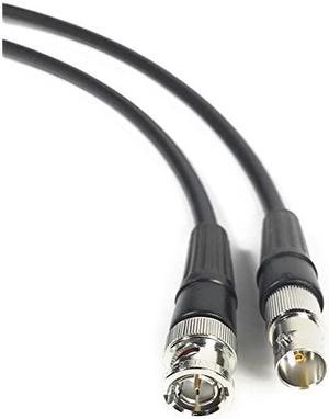 6ft 3G HD SDI BNC Extension RG59 Cable Male to Female Black