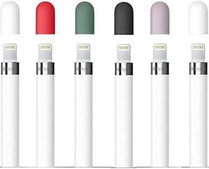 Replacement Cap for Apple Pencil - Silicone Protective Cap Cover for Apple Pencil 1st Generation (6 Pack)