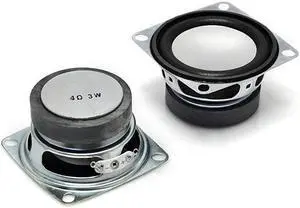 2 4Ohm 3W Full Range Audio Speaker Stereo Woofer Loudspeaker for Arduino Pack of 2pcs EK1725