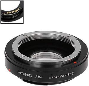 Pro Lens Mount Adapter Compatible with Miranda MIR SLR Lens to Canon EOS EF EFS Mount DSLR Camera Body with Gen10 Focus Confirmation Chip