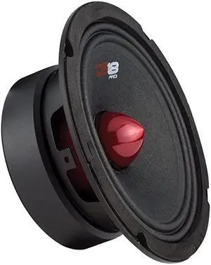 PROGM64B Loudspeaker 65 Midrange Red Aluminum Bullet 480W Max 4 Ohms15 Kapton VC Premium Quality Audio Door Speakers for Car or Truck Stereo Sound System 1 Speaker