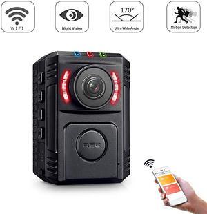 Police Body Camera for Law Enforcement Video Recorder 1080P Surveillance Body Worn Camera Wireless Mini Portable Body Camera with Phone App