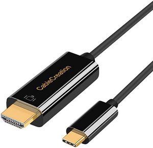 USB C to HDMI 10FT Cable  USB Type C to HDMI 4K Cable Adapter for Home Office Compatible with MacBook Pro 2020 iPad Pro 2020 2018 Surface Book 2 XPS 15 Galaxy S20S10 3M Black
