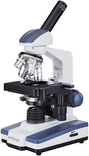 LED Digital Monocular Compound Microscope with 3D Stage M620C