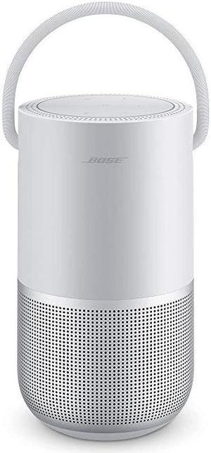 Portable Smart Speaker with Alexa Voice Control BuiltIn Luxe Silver