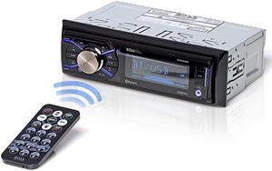 632UAB Multimedia Car Stereo Single Din Bluetooth Audio and HandsFree Calling Builtin Microphone MP3 Player USB Port AUX Input AMFM Radio Receiver Detachable Front Panel