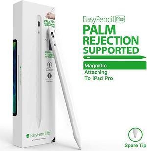 Stylus Pen for iPad  EasyPencil Plus with Palm Rejection and Magnetic Function Compatible with 20182020 iPad Pro 11 129 inch iPad 7th GeniPad 6th Gen iPad Air 3rd Gen