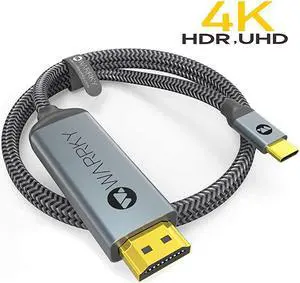 USB C to HDMI Cable 4K Braided High SpeedThunderbolt 3 to HDMI Converter Compatible with iPad MacBook ProAir iMac Galaxy S20S10S9S8 Surface Dell More A Phone to TV Enabler 6ft