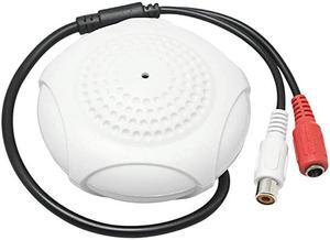 MicrophonePickup Audio RecordingSound Monitor kit Microphone High Sensitive Microphone for Security Camera DVR Surveillance System