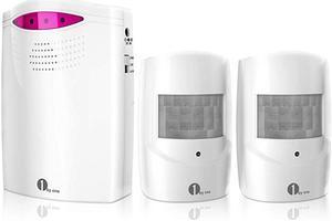 Driveway Alarm Wireless Outside  Motion Sensor Alarm 1000 FT Range Extra Loud Chimes Home Security Alarm System with 1 Receiver 2 Weatherproof Infrared Sensors Protect IndoorOutdoor Property